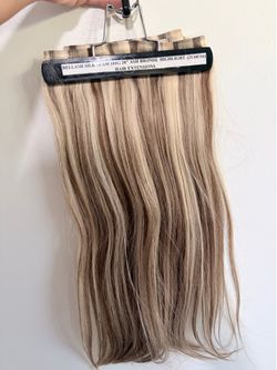 Bellami Silk seam 180gr. / 20” Ash blonde highlights