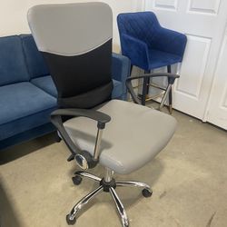 Grey Office Chair Swivel 