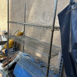 Heavy Duty Adjustable Metal Shelving 48”x18”