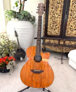 Luna Gypsy Spalt Acoustic-Electric Guitar