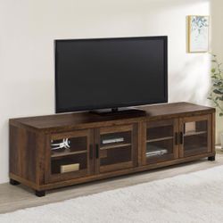 Sachin 79-inch TV Stand Dark Pine - New In Box