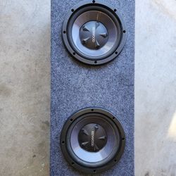 10" KENWOOD SUBWOOFERS WITH BOX