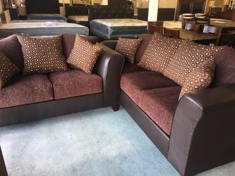 New sofa and love. Set