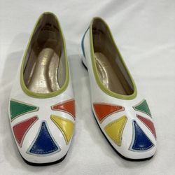 Vintage Women’s Leather Flat Shoes Made Expressly For Bob Baker 