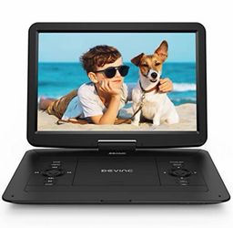 DEVINC 17.9" Portable DVD Player with 15.6" HD Swivel Screen, Support Multiple