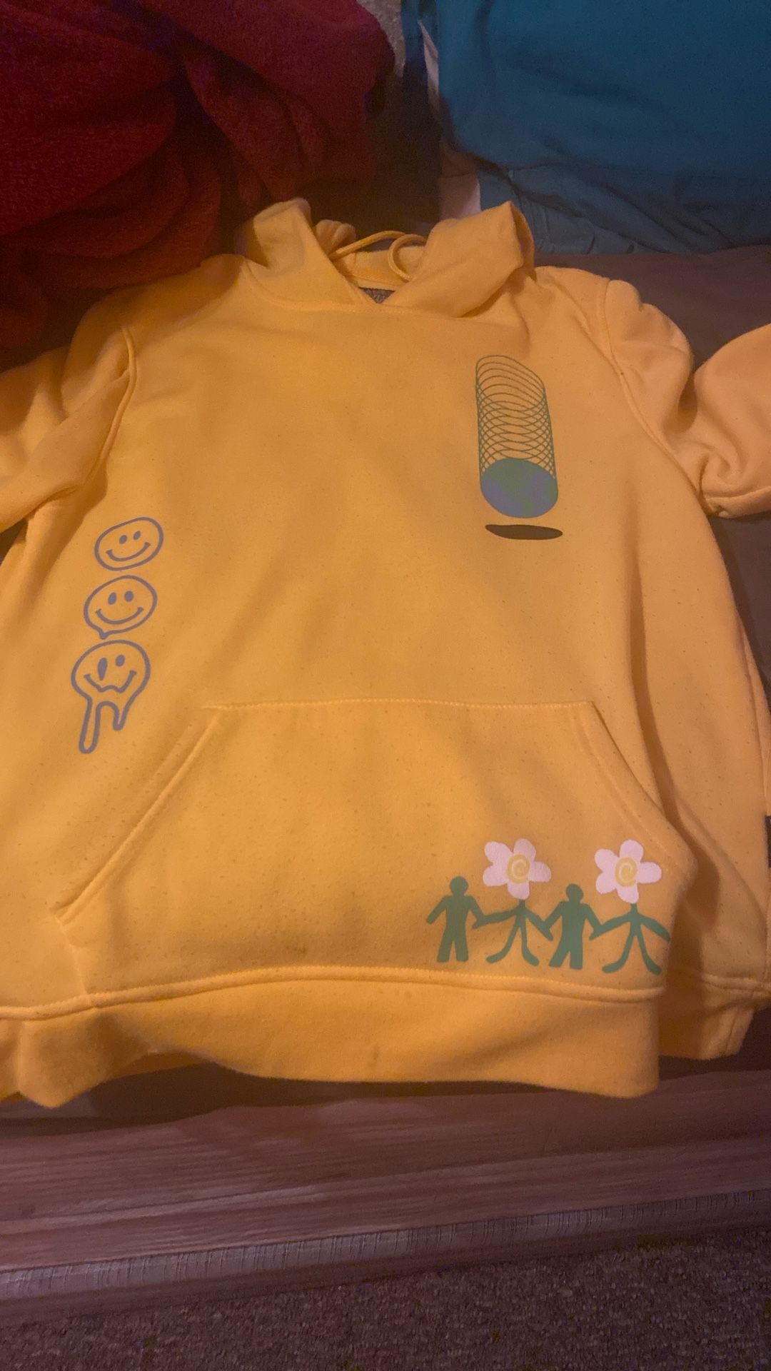 Brooklyn Cloth Fleece Hoodie Sweatshirt, Very Nice Graphic Design, M