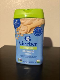 Gerber Baby Organic Oatmeal