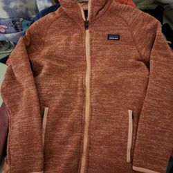 Patagonia Girls Pink Sweater XL