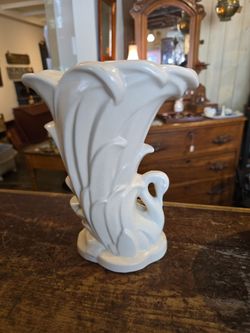 Vintage McCoy Swan Vase