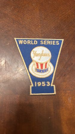 1953 New York Yankees World Series Embroidered Patch