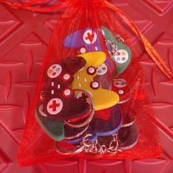 Game Controller keychains New lot of 12 
