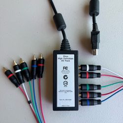 Xbox High Definition AV Pack. HD Retrovision Component Video Cables