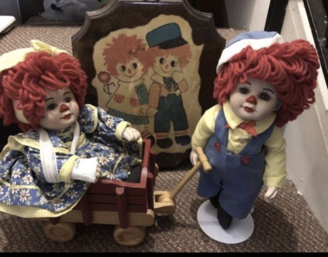 Raggedy an Andy collectibles new collection $30