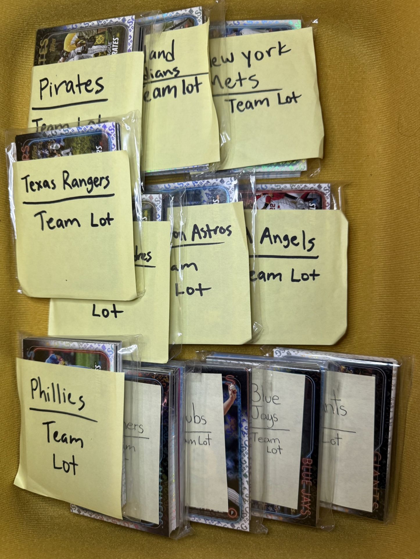 2025/24 MLB BASEBALL TEAM LOT 