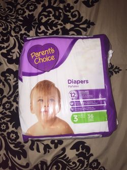 Parent choice diapers