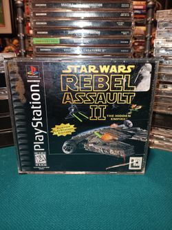 Playstation 1 Game "Star Wars Rebel Assault 2" ( Vintage 1996 )