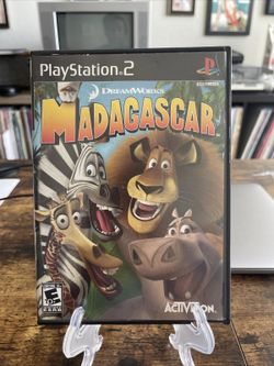 Dreamworks Madagascar 2005 Sony Playstation 2 PS2 No Manual Blockbuster Case