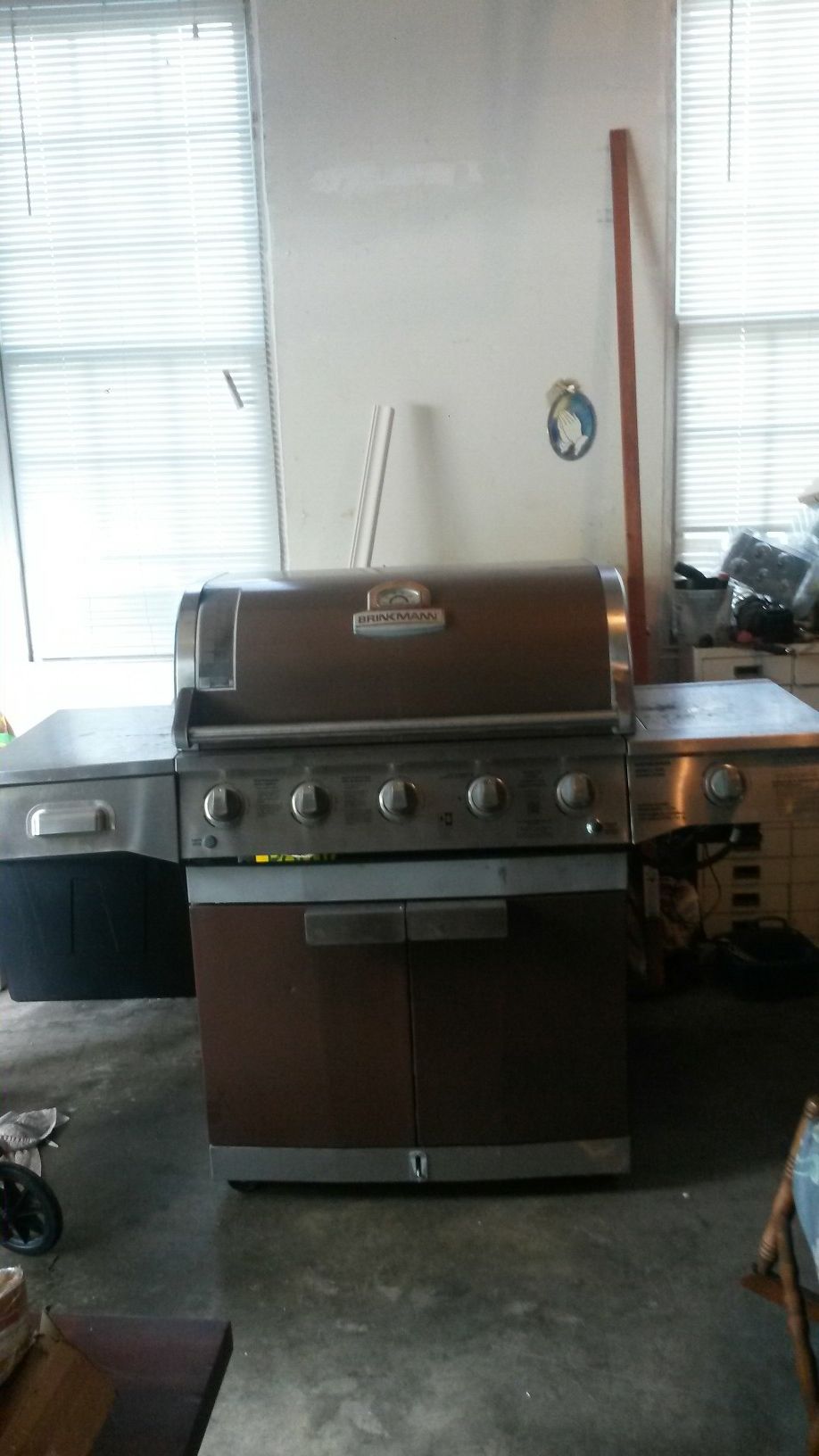 Brinkman gas grill with side burner