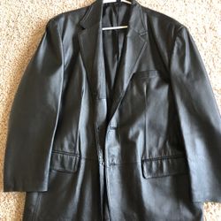 Men’s L Leather Coat