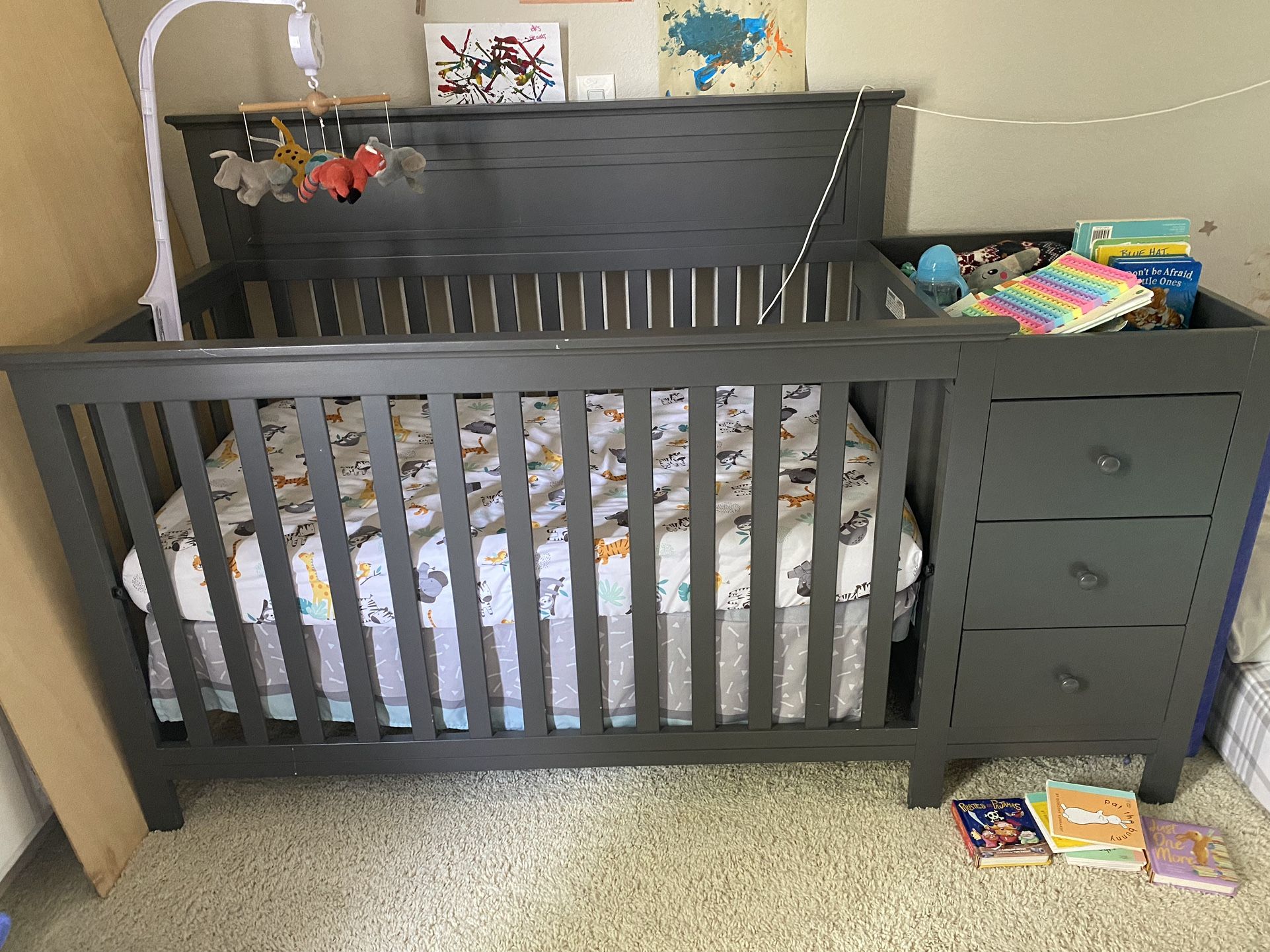 Baby Crib And Mattress