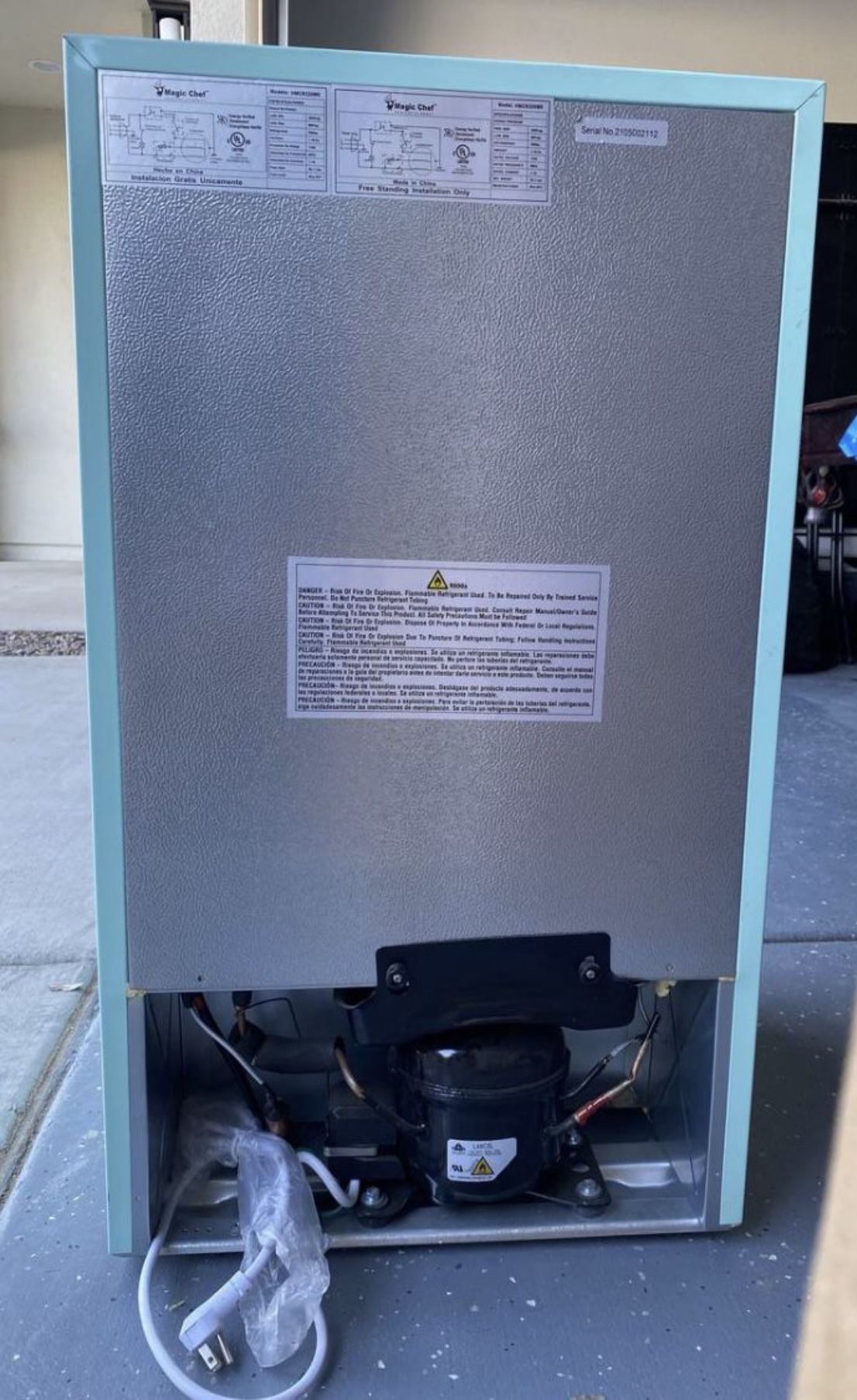 Mint Green Magic Chef Minifridge for Sale in Portland, OR - OfferUp