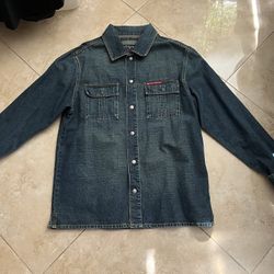 Nautica Jean Jacket LG Excellent Condition 