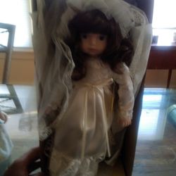 Penny The Bride Porcelain Dolls 