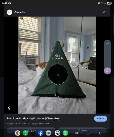 Pet Foldable Heating House