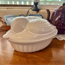 3Qt Scheurich Keramik Duck Soup/Casserole Tureen - West Germany  856-31
