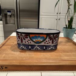 Talavera Oval Planter Pot