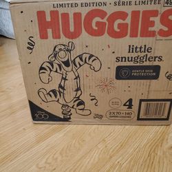 Huggies Little Snugglers Size 4 Diapers $42 Per Box