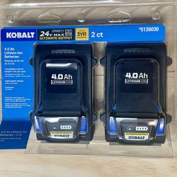 Kobalt 24V 4.0Ah Ultimate Output 2-pack