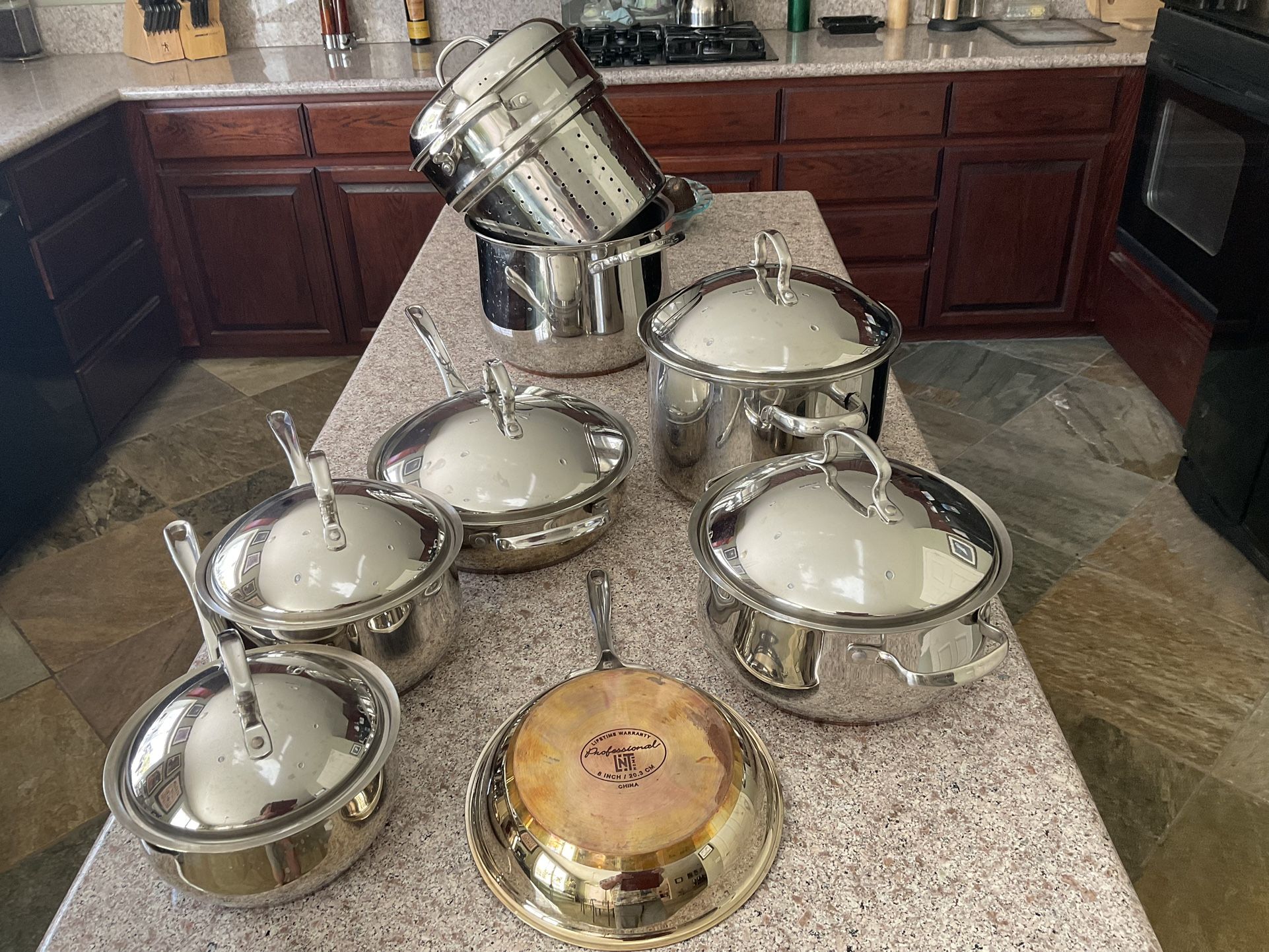 Professional LNT Iron Clad Stainless Steel Cookware