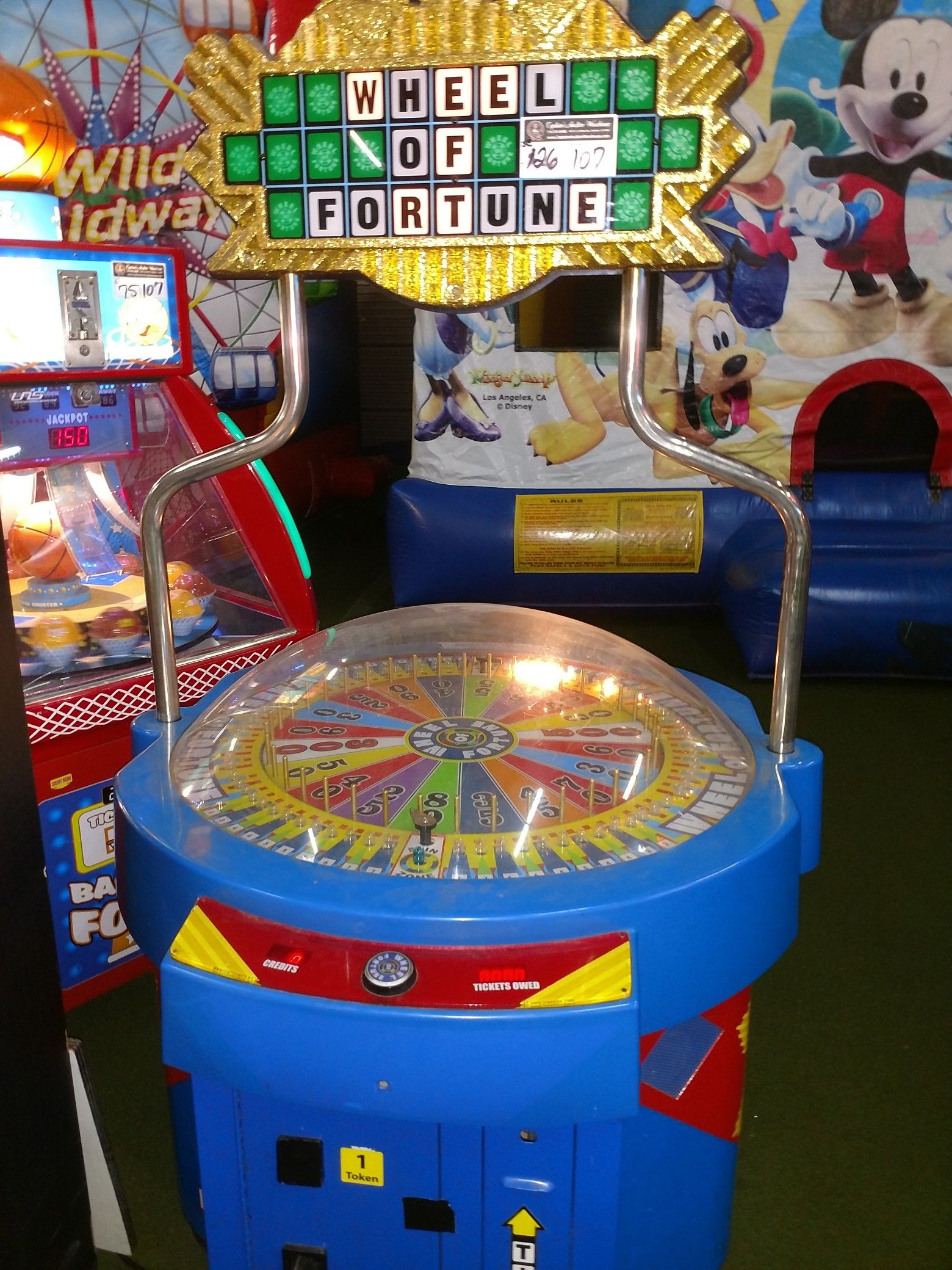 Wheel of Fortune Ticket Redemption