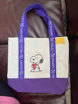 Snoopy Fall Tote medium size