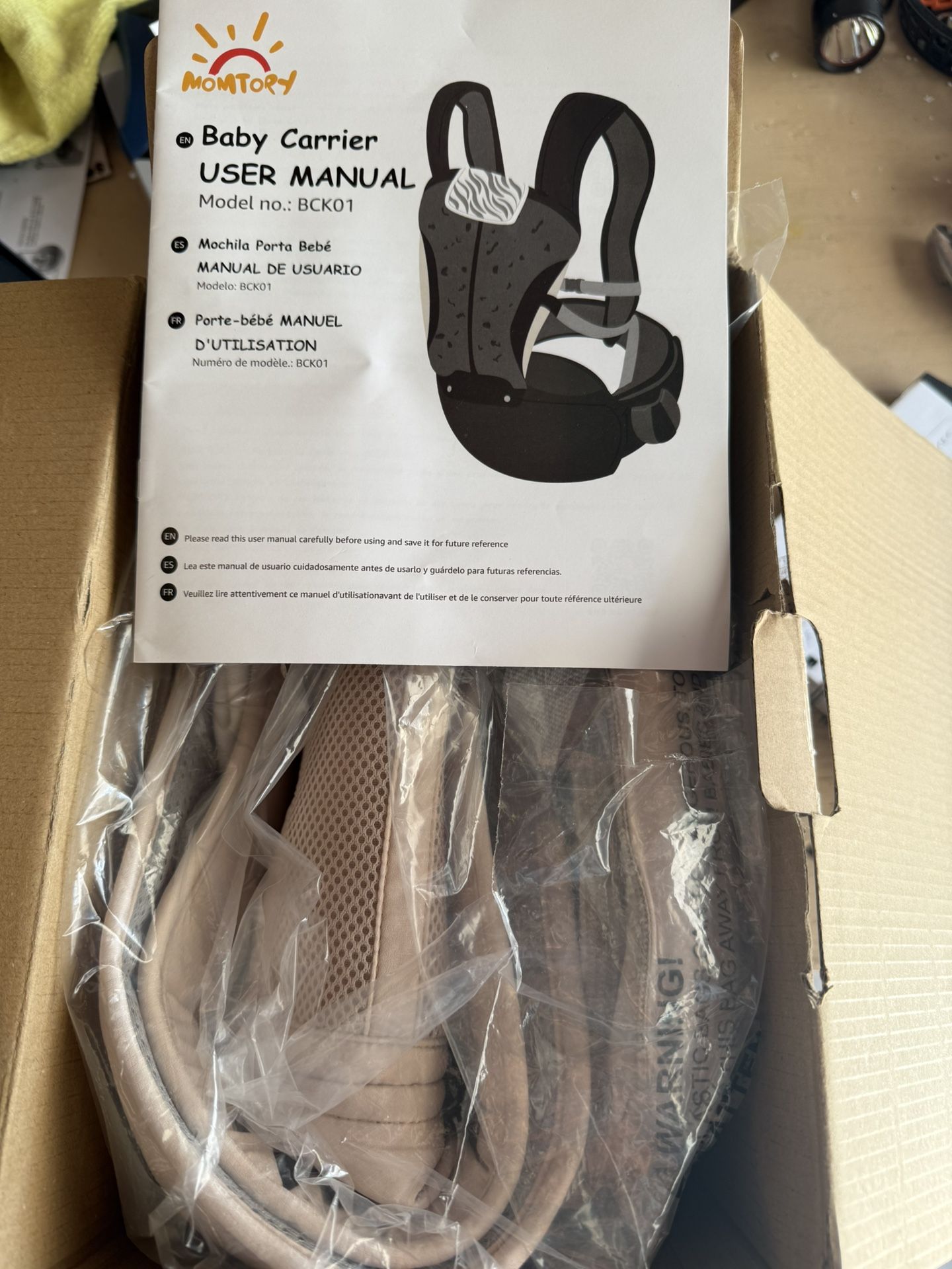 Adjustable baby carrier for newborns Color Pink