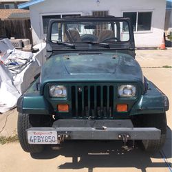 1995 Jeep Wrangler Four-cylinder five-speed