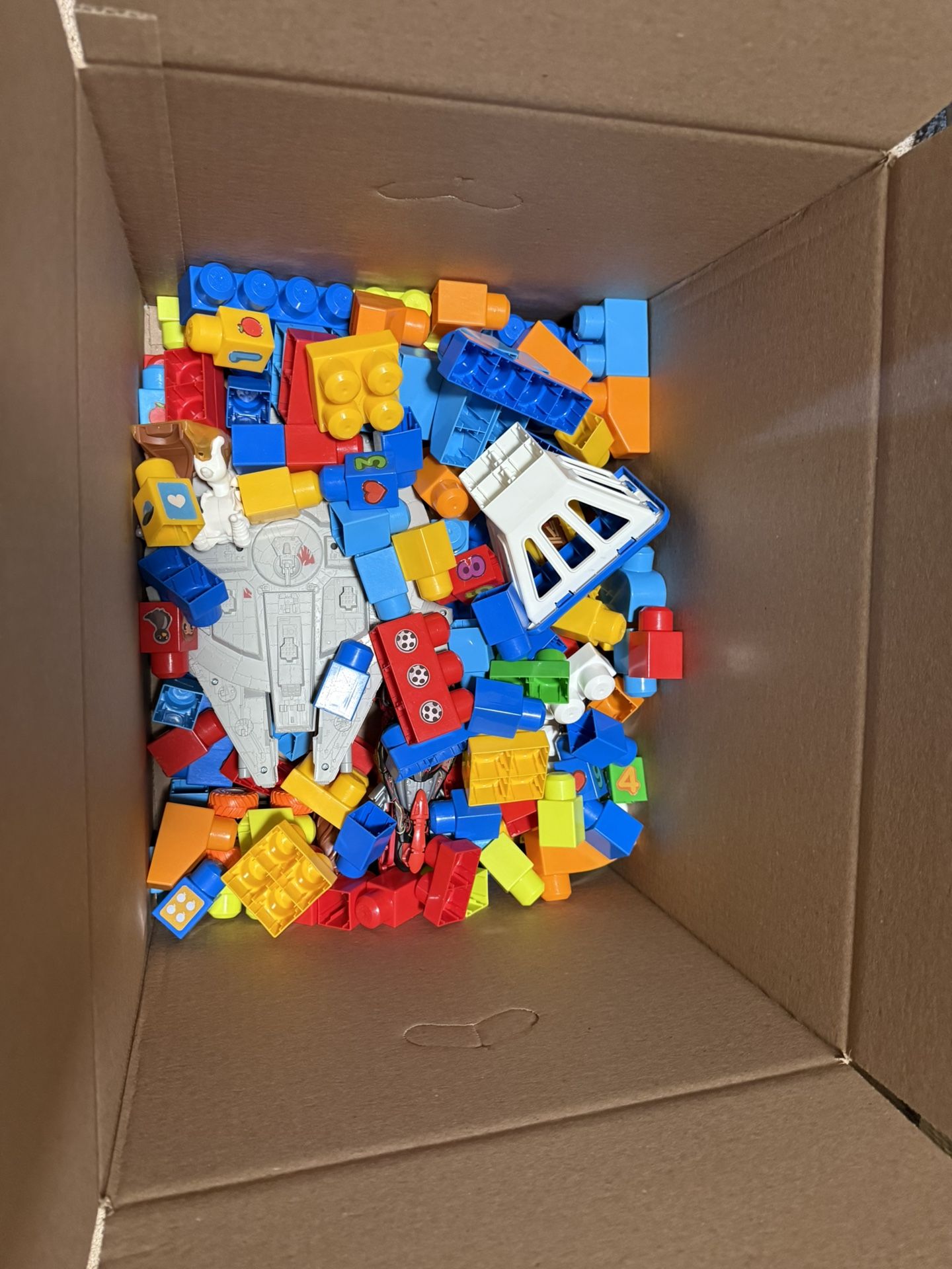 Assorted building blocks and toys