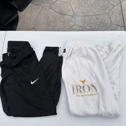 Nike And Under Armor Sweatpants 