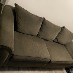 Brown sofa/couch
