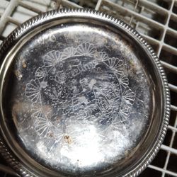 Silver Plated Coaster 