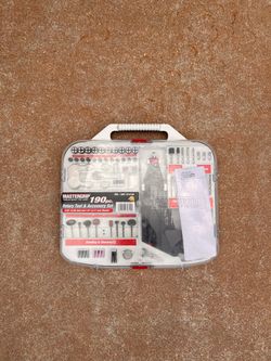 Mastergrip 190-Piece Rotary Tool & Accessory Set