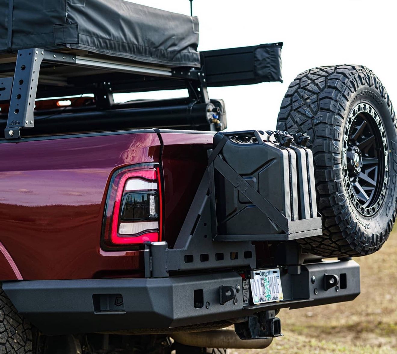 2010-2024 RAM 2500/3500 HIGH CLEARANCE DUAL SWING OUT REAR BUMPER
