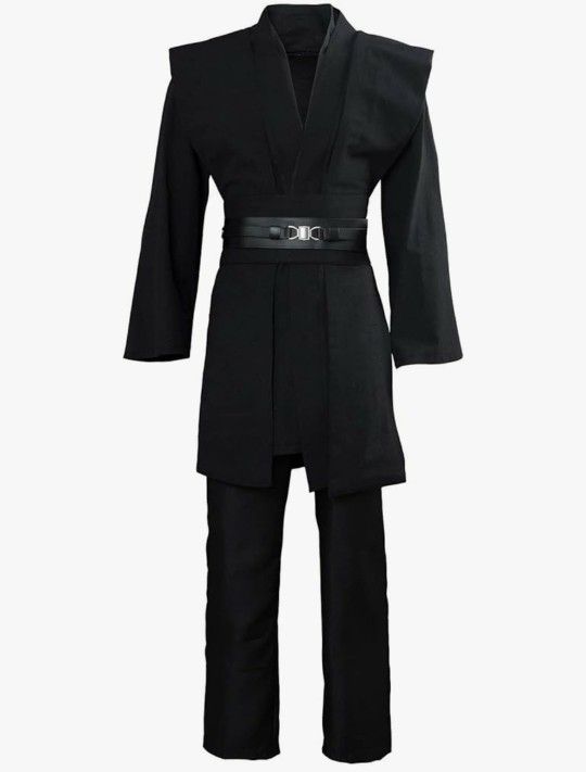 Black Tunic Pants And Jacket XL Men's 