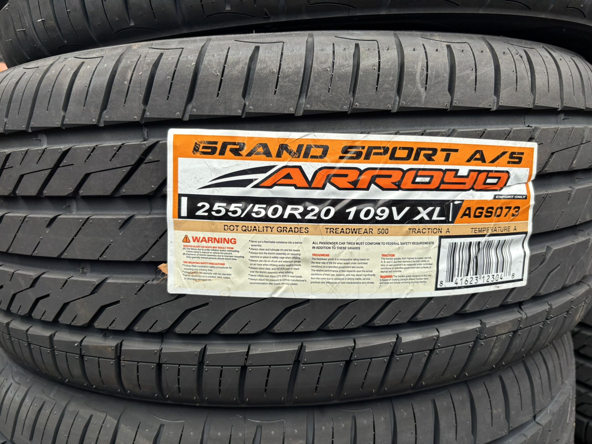 255/50/20.  ARROYO.   HP.   