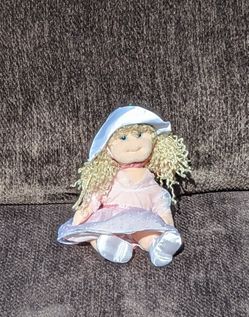 Ty Girl with pink dress plush toy