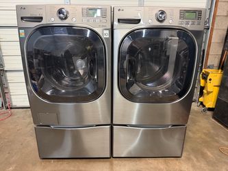 VERY NICE LG WASHER AND ELECTRIC DRYER SET VERY GOOD CONDITIONS VERY CLEAN