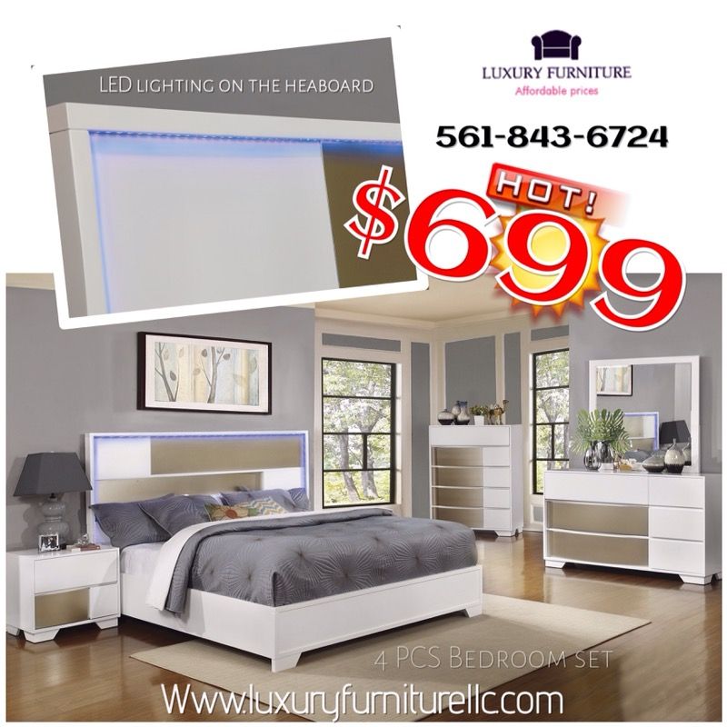 New white bedroom set