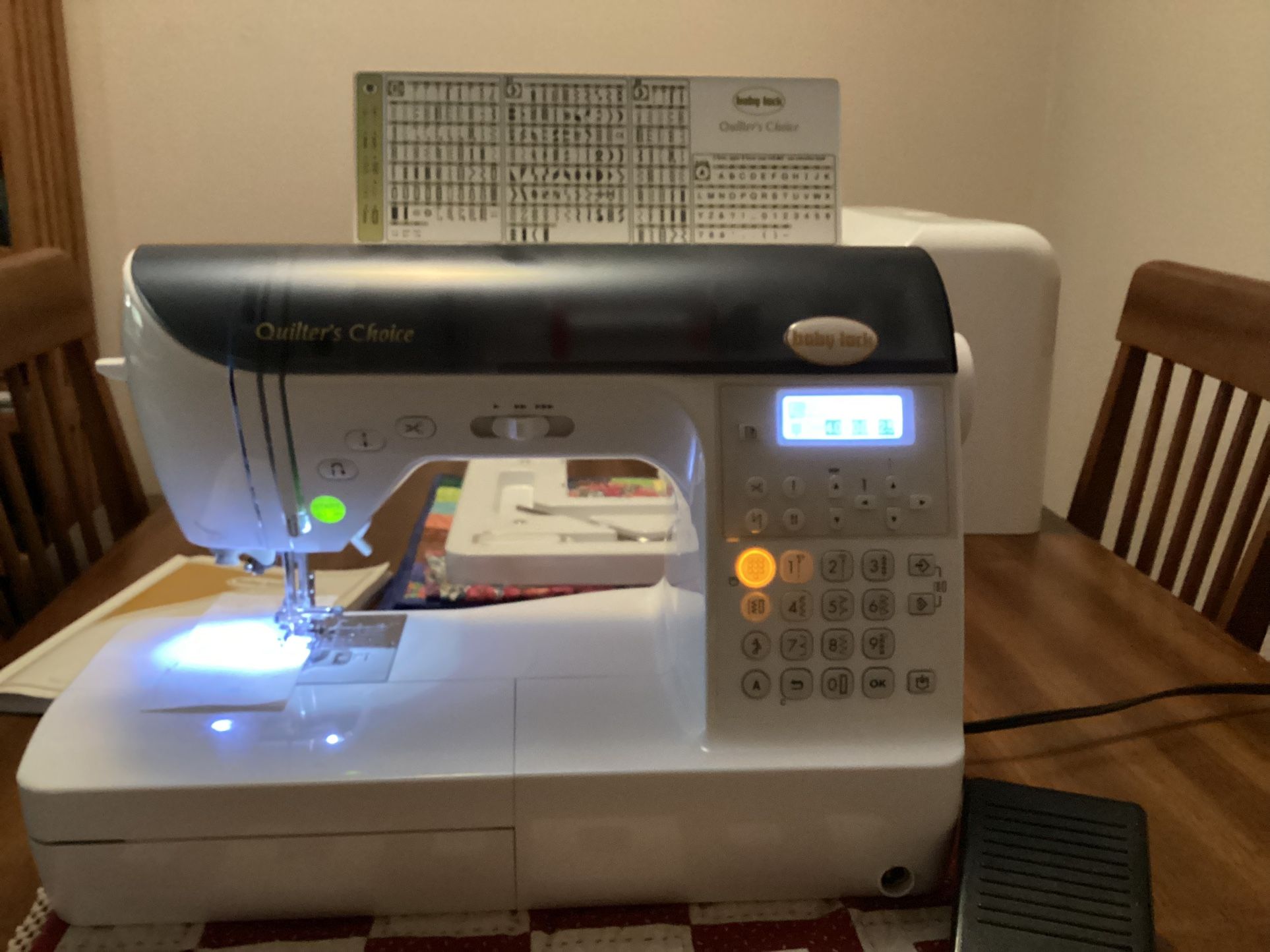 Babylock Quilters Choice Sewing Machine, Model BLQC2