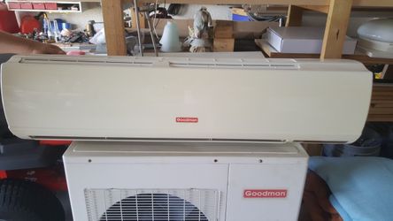 Goodman ac unit with remote control ready to be installed with pipe as well,delivery available for LOCAL